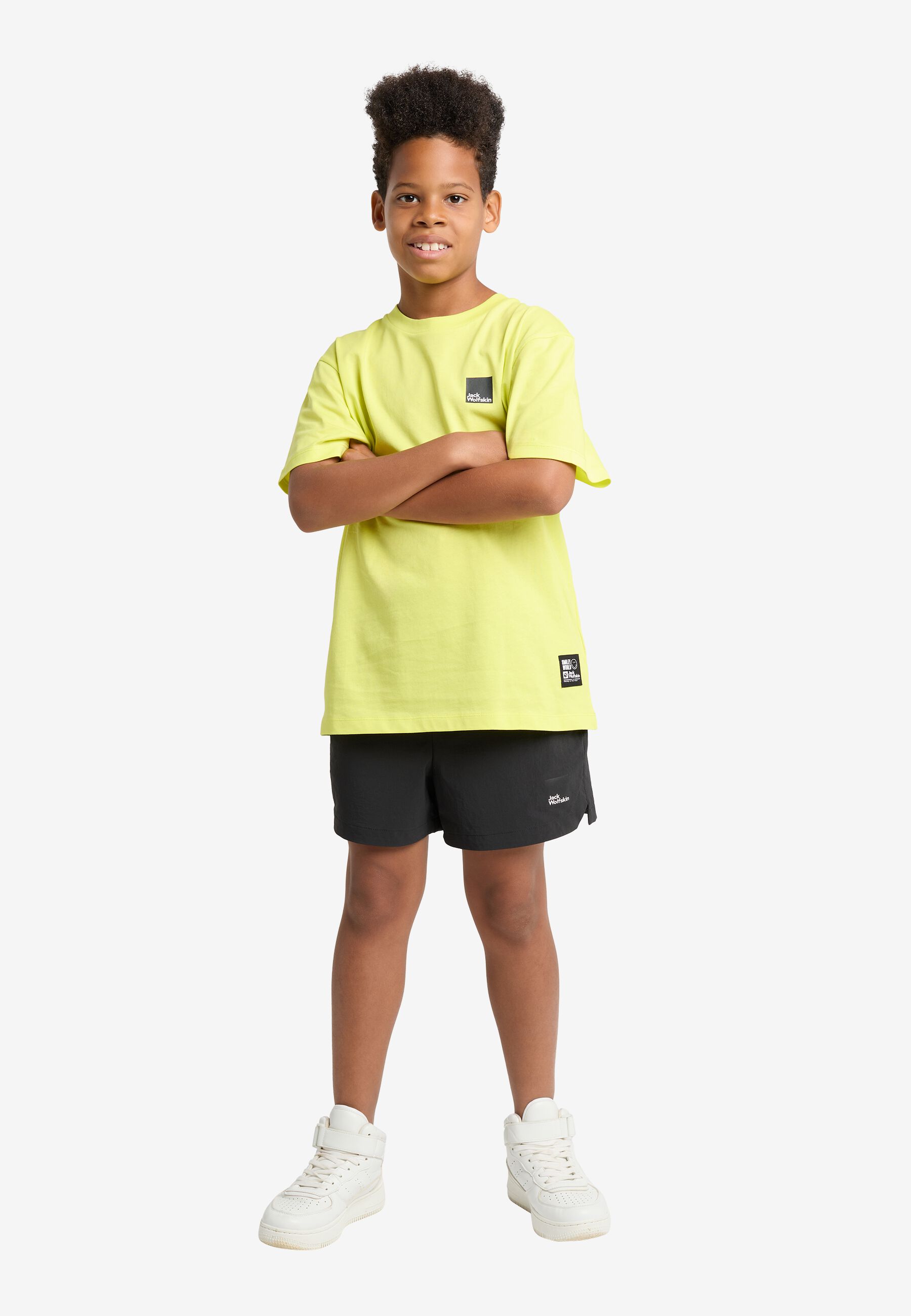 Bermuda American College Unisex Per Bambini/Ragazzi - Cotone 100%, Stile Casual, Lavabile - Foto 4