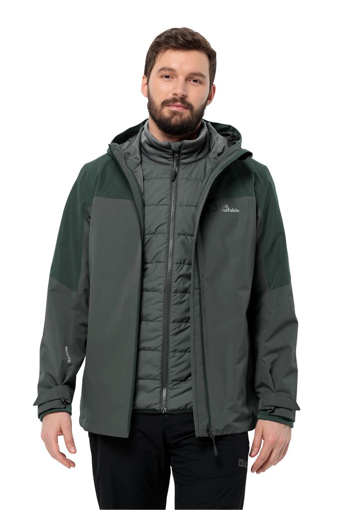 GLAABACH 3IN1 JKT M slate green L in Jacke Herren in